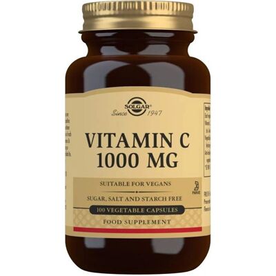 Solgar Vitamin C 1000 mg kapsler (100 stk.) Solgar Vitamin C 1000 mg kapsler (100 stk.)