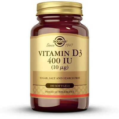 Solgar Vita D3 Naturelle (100 capsules molles) - Publicité Solgar Vita D3 Naturelle (100 capsules molles) - Publicité