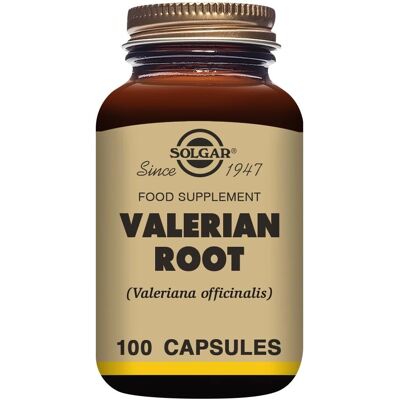 Solgar Valerian 100 Kapselia - Nervojärjestelmän Tuki Solgar Valerian 100 Kapselia - Nervojärjestelmän Tuki