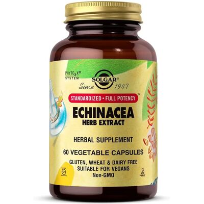 Solgar Extracto de Echinacea - Cápsulas vegetarianas - Apoyo inmunológico Solgar Extracto de Echinacea - Cápsulas vegetarianas - Apoyo inmunológico
