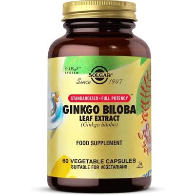 Solgar Ginkgo Biloba Blätterextrakt Kapseln - Antioxidant Gedächtnisstütze Solgar Ginkgo Biloba Blätterextrakt Kapseln - Antioxidant Gedächtnisstütze