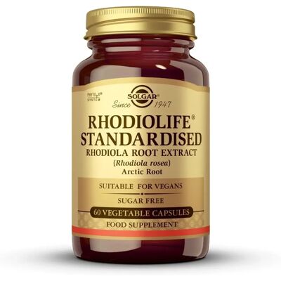 Solgar Rhodiola Wurzelextrakt - 60 Veggie Kapseln - Kräuter Stress Unterstützung Solgar Rhodiola Wurzelextrakt - 60 Veggie Kapseln - Kräuter Stress Unterstützung