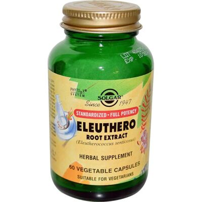 Extrato de raiz de Ginseng Siberiano - 60 Cápsulas Vegetais Extrato de raiz de Ginseng Siberiano - 60 Cápsulas Vegetais