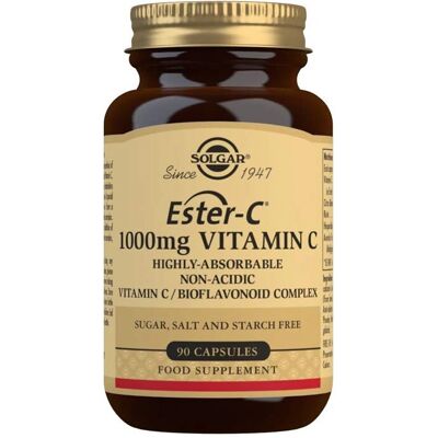 Solgar Ester-C 1000mg Vitamin C Capsules - Pack of 90 - Dietary Supplement Solgar Ester-C 1000mg Vitamin C Capsules - Pack of 90 - Dietary Supplement