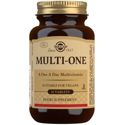 Solgar Multi-One - 30 Tabletten - Multivitamin für tägliches Wohlbefinden & Energie Solgar Multi-One - 30 Tabletten - Multivitamin für tägliches Wohlbefinden & Energie