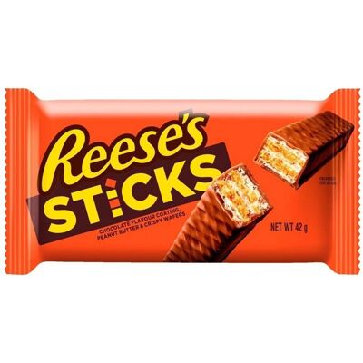 Reese's - Peanut Butter Sticks - Milk Chocolate - 20 x 42 g - Chocolate sticks Reese's - Peanut Butter Sticks - Milk Chocolate - 20 x 42 g - Chocolate sticks