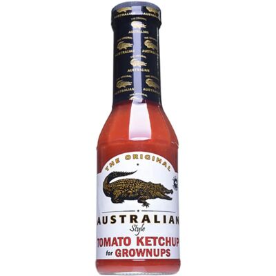 Australian - Original Tomato Ketchup - Jalapeño - Ketchup - Publicité Australian - Original Tomato Ketchup - Jalapeño - Ketchup - Publicité