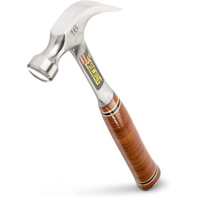 Estwing E16C Leather Claw Hammer - 16oz - Hammer Estwing E16C Leather Claw Hammer - 16oz - Hammer