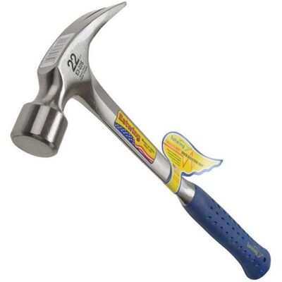 Estwing E3/22S 22oz Blue Shock Reduction Framing Hammer Estwing E3/22S 22oz Blue Shock Reduction Framing Hammer