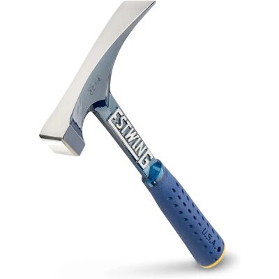 Estwing E6-22BLC Blue Brick Hammer - 22oz, Shock Reduction, 300mm Estwing E6-22BLC Blue Brick Hammer - 22oz, Shock Reduction, 300mm