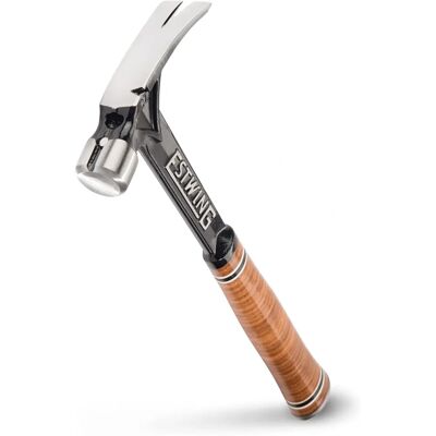 Estwing E15SR Ultra Claw Hammer - Leather, 15oz, Professional Tool Estwing E15SR Ultra Claw Hammer - Leather, 15oz, Professional Tool