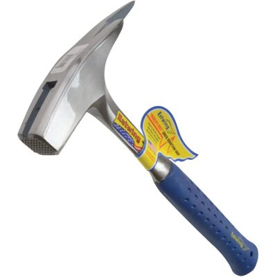 Estwing E3/239MM Roofers Pick Hammer - Milled Face, Shock Reduction, Blue Estwing E3/239MM Roofers Pick Hammer - Milled Face, Shock Reduction, Blue