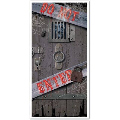 Beistle 00011 Party Decoration - Halloween - Spooky Door Cover Beistle 00011 Party Decoration - Halloween - Spooky Door Cover