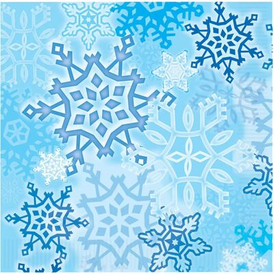 Beistle 20938 Vajilla de fiesta copo de nieve Beistle 20938 Vajilla de fiesta copo de nieve