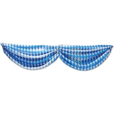 Beistle 54677 Party Decoration - Oktoberfest Blue White Polyester Beistle 54677 Party Decoration - Oktoberfest Blue White Polyester