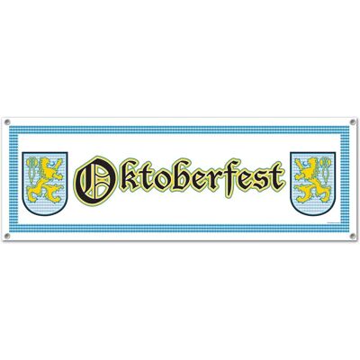 Beistle 50987 Feestbanner Oktoberfest - Plastic Decoratie Beistle 50987 Feestbanner Oktoberfest - Plastic Decoratie