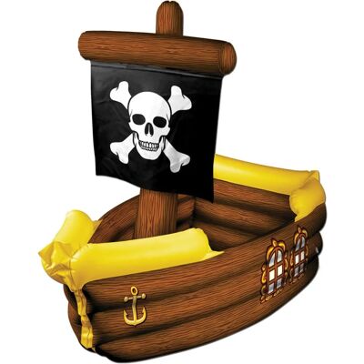 Beistle Navire pirate Trésor plage fête glacière gonflable - Décoration de fête - Publicité Beistle Navire pirate Trésor plage fête glacière gonflable - Décoration de fête - Publicité