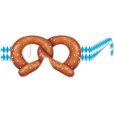 Beistle 54835 party favour - Set of 12 humorous pretzel glasses Beistle 54835 party favour - Set of 12 humorous pretzel glasses