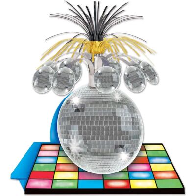 Beistle 57764 Party Favour - Dance Floor Disco Ball Centerpiece Beistle 57764 Party Favour - Dance Floor Disco Ball Centerpiece