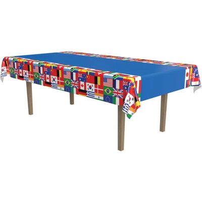 Festdekoration Beistle 57946 - Servis, Flagga, Flerfärgad 137x274 cm Festdekoration Beistle 57946 - Servis, Flagga, Flerfärgad 137x274 cm
