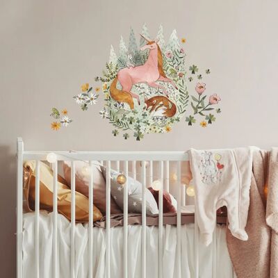 York Wallcoverings Adesivo Murale Unicorno Magico per Bambini York Wallcoverings Adesivo Murale Unicorno Magico per Bambini