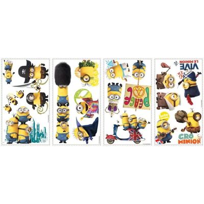 Minions - Wandtattoo Klein - 25x45 cm - 16 éléments - Sticker mural - Publicité Minions - Wandtattoo Klein - 25x45 cm - 16 éléments - Sticker mural - Publicité