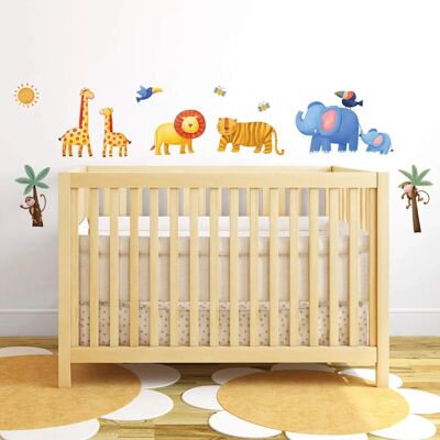 RoomMates Jungle-Abenteuer Wandaufkleber - Wiederverwendbare Vinylaufkleber RoomMates Jungle-Abenteuer Wandaufkleber - Wiederverwendbare Vinylaufkleber