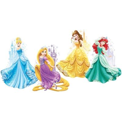 Autocollants repositionnables Disney Princess - Multicolore - Publicité Autocollants repositionnables Disney Princess - Multicolore - Publicité