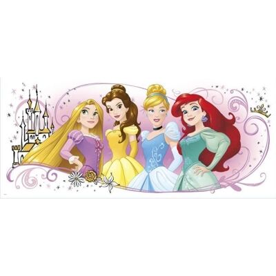 Naklejka na ścianę Princeszki Disney - Dekoracja - 45,7x101,6cm Naklejka na ścianę Princeszki Disney - Dekoracja - 45,7x101,6cm