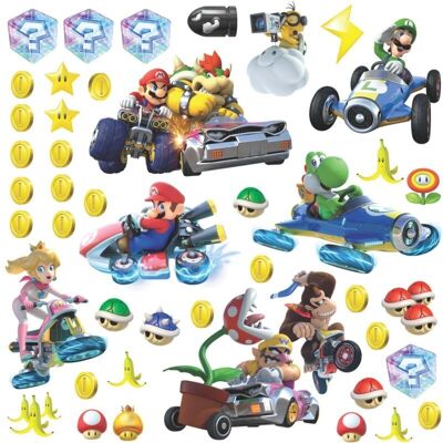 RoomMates Mario Kart Wandtattoo - Wanddekoration RoomMates Mario Kart Wandtattoo - Wanddekoration
