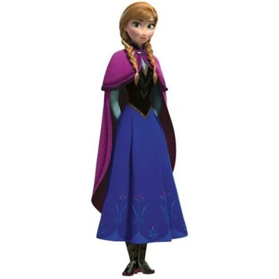 Autocollant Mur Disney Frozen Anna - 48x13cm Autocollant Mur Disney Frozen Anna - 48x13cm