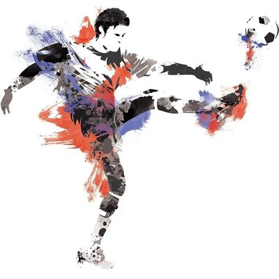 Sticker Mur Football Room Mates - 22 Autocollants - 45.7x101.6cm - Publicité Sticker Mur Football Room Mates - 22 Autocollants - 45.7x101.6cm - Publicité