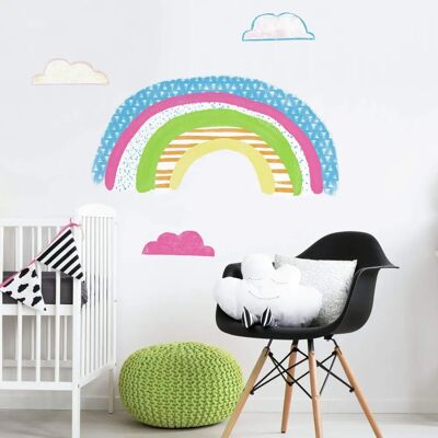 York Wallcoverings Tęczowa Naklejka na Ścianę - Dekoracja Pokojowa Dziecka York Wallcoverings Tęczowa Naklejka na Ścianę - Dekoracja Pokojowa Dziecka