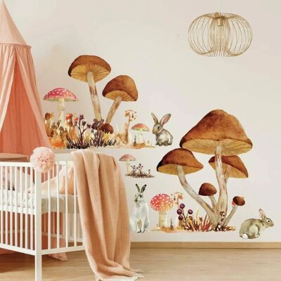 RoomMates Pegatina de Hongos Junior - Decoración infantil RoomMates Pegatina de Hongos Junior - Decoración infantil