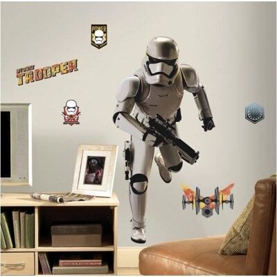 Autocollant Mur Stormtrooper - Grand, Réutilisable - Star Wars - Publicité Autocollant Mur Stormtrooper - Grand, Réutilisable - Star Wars - Publicité