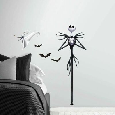 Autocollant repositionnable géant RoomMates - Nightmare Before Christmas Jack - Publicité Autocollant repositionnable géant RoomMates - Nightmare Before Christmas Jack - Publicité
