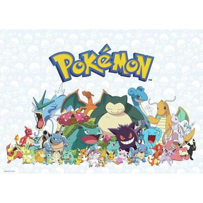Autocollant Mur Pokémon - Attrapez-les tous - 91x63cm - Publicité Autocollant Mur Pokémon - Attrapez-les tous - 91x63cm - Publicité