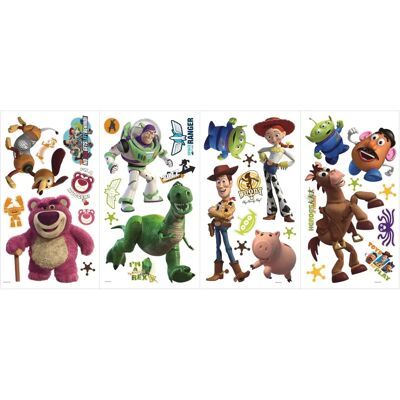 Autocollant mural réutilisable Disney Woody phosphorescent - Toy Story - Publicité Autocollant mural réutilisable Disney Woody phosphorescent - Toy Story - Publicité