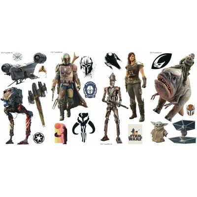 Roommates Disney THE MANDALORIAN Autocollant mural - Décoration murale - Publicité Roommates Disney THE MANDALORIAN Autocollant mural - Décoration murale - Publicité