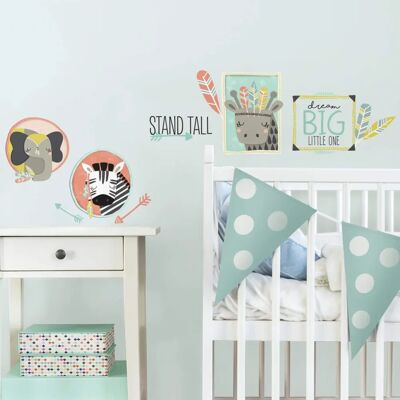 RoomMates Autocollants Animaux - Stickers Muraux pour Enfants - Publicité RoomMates Autocollants Animaux - Stickers Muraux pour Enfants - Publicité