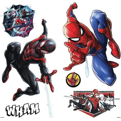 Décoration Murale Spiderman Miles Morales - Stickers pour Enfants - Publicité Décoration Murale Spiderman Miles Morales - Stickers pour Enfants - Publicité