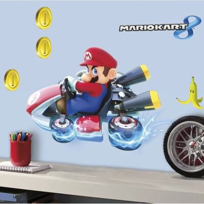Roommates Autocollants Muraux Mario Kart - Amovibles & Réutilisables - 7 pcs - Publicité Roommates Autocollants Muraux Mario Kart - Amovibles & Réutilisables - 7 pcs - Publicité