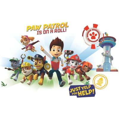 Autocollants muraux Paw Patrol - 6 Découpes amovibles pour chambre d'enfant - Publicité Autocollants muraux Paw Patrol - 6 Découpes amovibles pour chambre d'enfant - Publicité