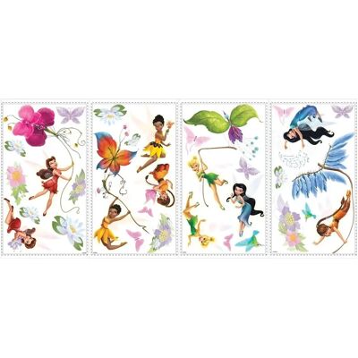 Roommates Stickers Muraux Fées Disney - Décoration Enfants - Publicité Roommates Stickers Muraux Fées Disney - Décoration Enfants - Publicité