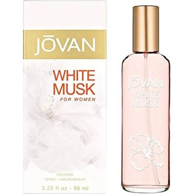 Jovan White Musk Eau De Cologne Spray - Femmes 3.2 oz - Publicité Jovan White Musk Eau De Cologne Spray - Femmes 3.2 oz - Publicité