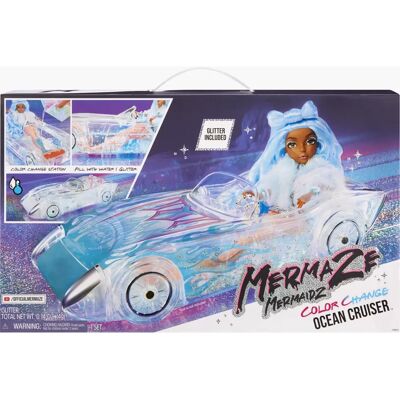 MGA Mermaze Mermaidz Ocean Cruiser Car - Changement de couleur, Eau & Glitter - Publicité MGA Mermaze Mermaidz Ocean Cruiser Car - Changement de couleur, Eau & Glitter - Publicité