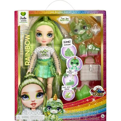 MGA Entertainment Rainbow High Slime Kit & Pet - Jade MGA Entertainment Rainbow High Slime Kit & Pet - Jade