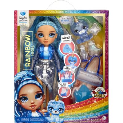MGA Entertainment Rainbow High Slime Készlet és Kedvenc - Skyler MGA Entertainment Rainbow High Slime Készlet és Kedvenc - Skyler