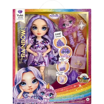 MGA Entertainment Rainbow High Slime Kit és Háziállat - Lila MGA Entertainment Rainbow High Slime Kit és Háziállat - Lila