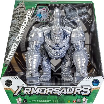 MGA Entertainment - Armorsaurs King Chrome - Figura d'azione MGA Entertainment - Armorsaurs King Chrome - Figura d'azione